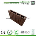 High Quality Cheap composite hollow decking  wpc  1