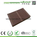 Durable and waterproof wood plastic composite leisure decking 