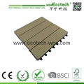 Hot sale interlocking wpc DIY tiles with different styles 4