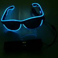 Factory hot sale el sunglasses el wire sunglasses el sunglasses light up glasses 1