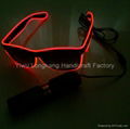 Factory hot sale el sunglasses el wire sunglasses el sunglasses light up glasses 5