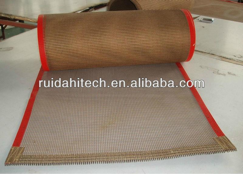 PTFE Teflon fiberglass Dryer Mesh Belt with edges binding and joints fixed 2