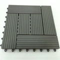 Easy Installation Interlocking Wood Plastic Composite Decking Tiles 2