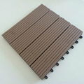 Easy Installation Interlocking Wood Plastic Composite Decking Tiles 4