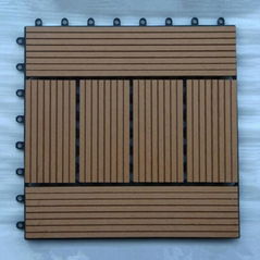 WPC Interlocking Decking Tiles Flooring 