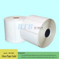 Permanent Adhesive Non Flourcscert Glossy Paper Label