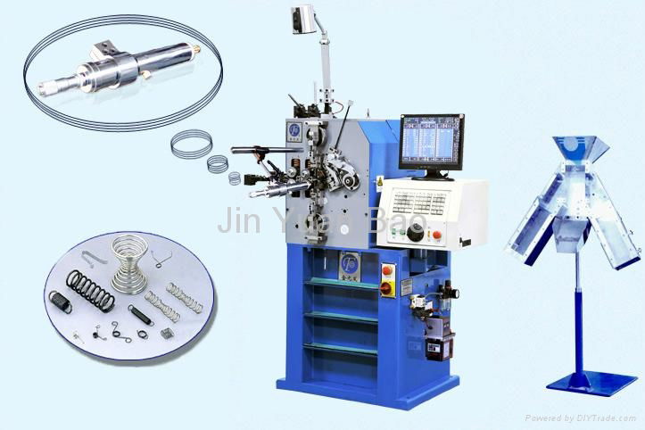 CNC compression spring making machine