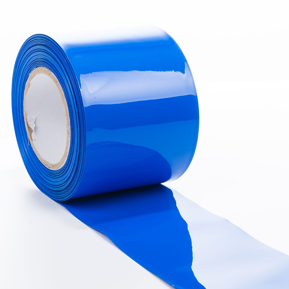 Pvc Heat Shrink Tube Wrap Blue For 18650 Battery Pack PVC CLRD