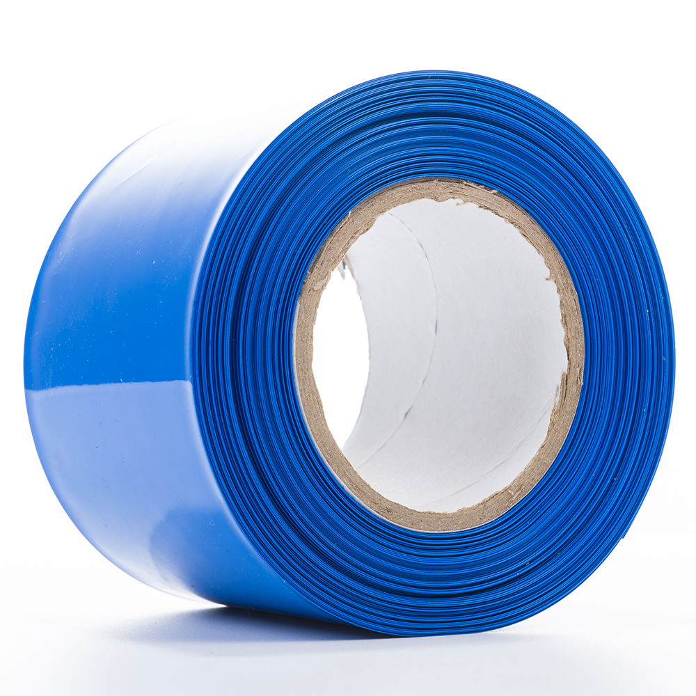 Pvc Heat Shrink Tube Wrap Blue For 18650 Battery Pack 5