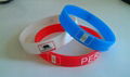 Hot sale customized promotion silicone wristband 1