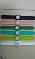 Promotional silicone slap watch with