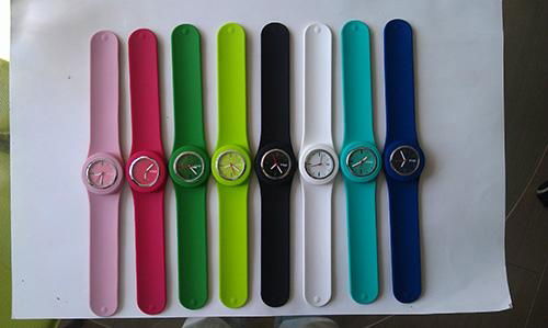 Promotional silicone slap watch with Janpanese Movement 3