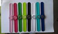 Promotional silicone slap watch with Janpanese Movement 3