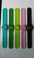 promotional stylish children digital silicone slap watch 1