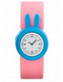 Newest arrival best quality and promotional silicone slap watch with CE & ROHS 2