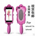 iphone 5/6/6P          barbie mirror silicon case 1