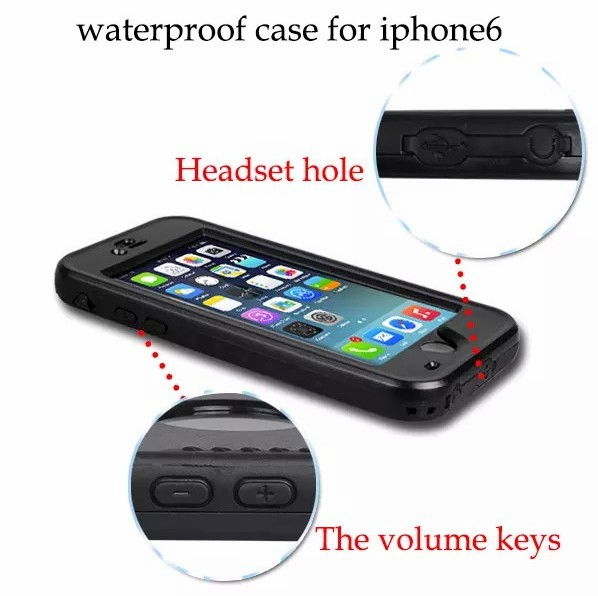 red pepper iphone 6/6 PLUS waterproof case 4