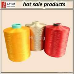 100 pct dope dyed polyester dty yarn