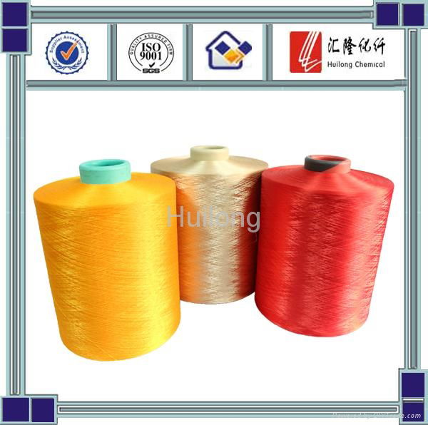 150D/48F Dope dyed polyester dty yarn