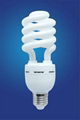 Half spiral energy saving lamp light