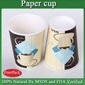 Hot coffee paper cup and suitable lids china supplier 4