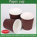 Size of corrugated printed diposable coffee hot paper cup 3