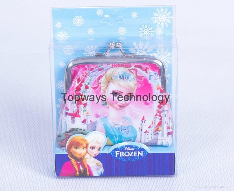 Hot Selling Frozen Coin Purse Wallet Elsa Anna Money bag Promotional Gift  2