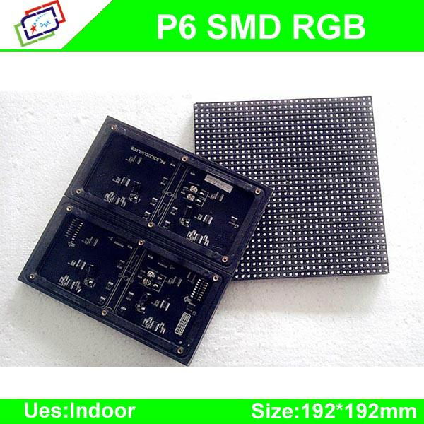 Shenzhen Factory Direct Wholesale P6 Outdoor SMD LED Display Module 192x192mm fo 3