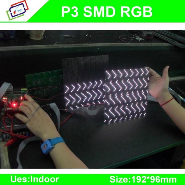 High-Definition P3 SMD indoor full color led display module / P3 RGB led panel / 3