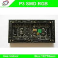 High-Definition P3 SMD indoor full color led display module / P3 RGB led panel / 5