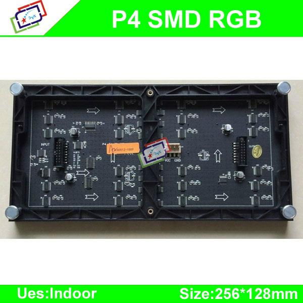 High Quality hd display screen full color led panel P4 SMD indoor led module  2
