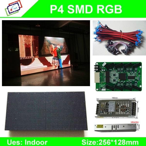 P4 SMD video rgb cheap indoor full color led display P4 module 