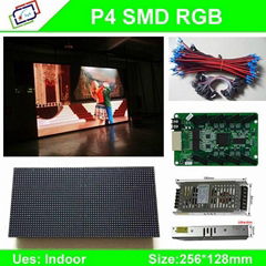 P4 SMD video rgb cheap indoor full color
