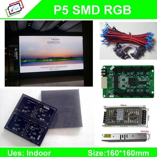 cheap price p5 indoor led video wall