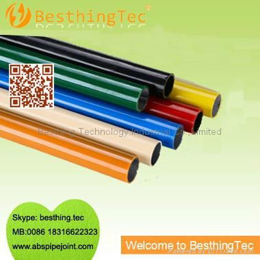 Plastic coated pipe for lean pipe joint system 2