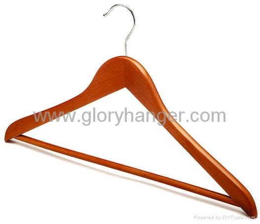 Factory wholesales price natural wooden hangers 2