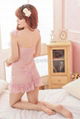 scollop design sexy babydolls transparent net underwear nightdress sexy lingerie 2