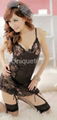 hot tight nightdress sexy lingerie nightwear lady's babydolls 3