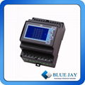  Three Phase Two Channel Multi Tariff Energy Meter With LCD With Backlit  1