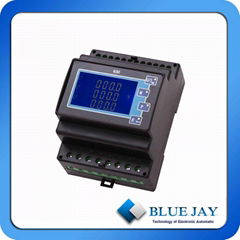  Three Phase Two Channel Multi Tariff Energy Meter With LCD With Backlit 