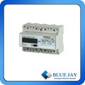 LCD Display Three Phase DIN Rail Mini