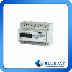 LCD Display Three Phase DIN Rail Mini Power Meter XTM1250SA 