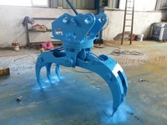 360°Rotary High Performance Wood Grapple Excavator Attachments