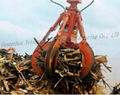 Construction Mechanical Accessories Hydraulic Orange Peel Grab For Marine Crane 4