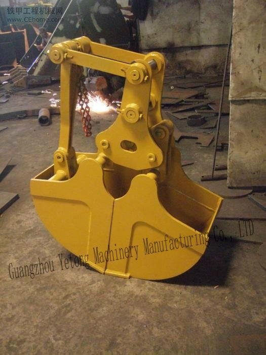 Chasm Digging Digger Clamshell Grab Bucket with Q460 and NM360 Material