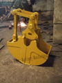 Chasm Digging Digger Clamshell Grab Bucket with Q460 and NM360 Material 1