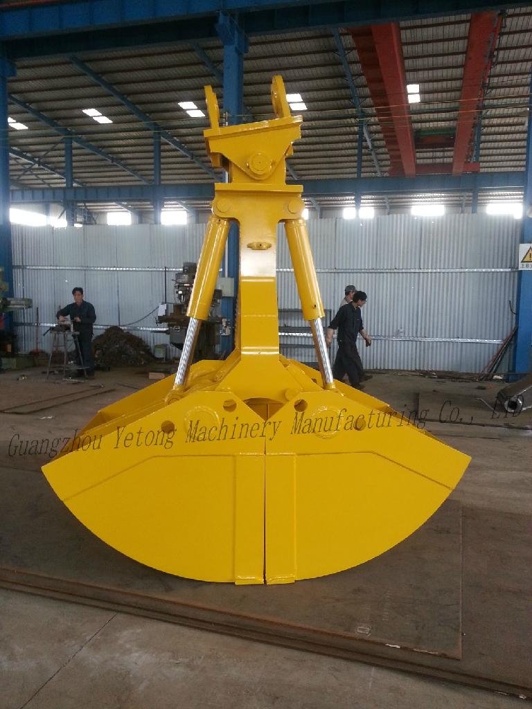 Chasm Digging Digger Clamshell Grab Bucket with Q460 and NM360 Material 4
