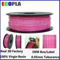 premium 1.75mm pla plastic wire 3d printer filament and accessories 1