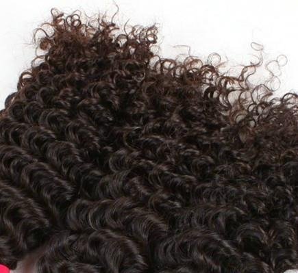 Deep Curly Virgin Remy Chinese Human Hair Extension 4