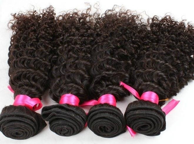 Deep Curly Virgin Remy Chinese Human Hair Extension 5